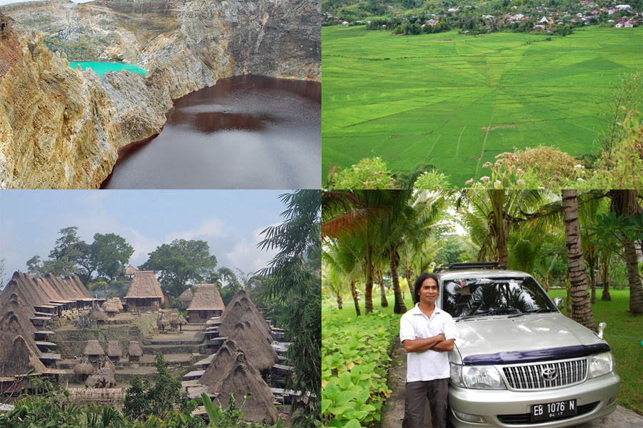 Indonesien - Flores Landtouren mit privatem Auto mit Fahrer - von Maumere bis Labuan Bajo, das Tor zum Kelimutu Nationalpark
