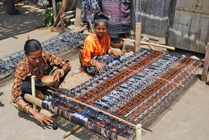 Ikat weaving Ikat weaving - Flores Island - Indonesia