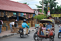 Yogyakarta - Yogyakarta in einem Gebaeude aus der Kolonialzeit